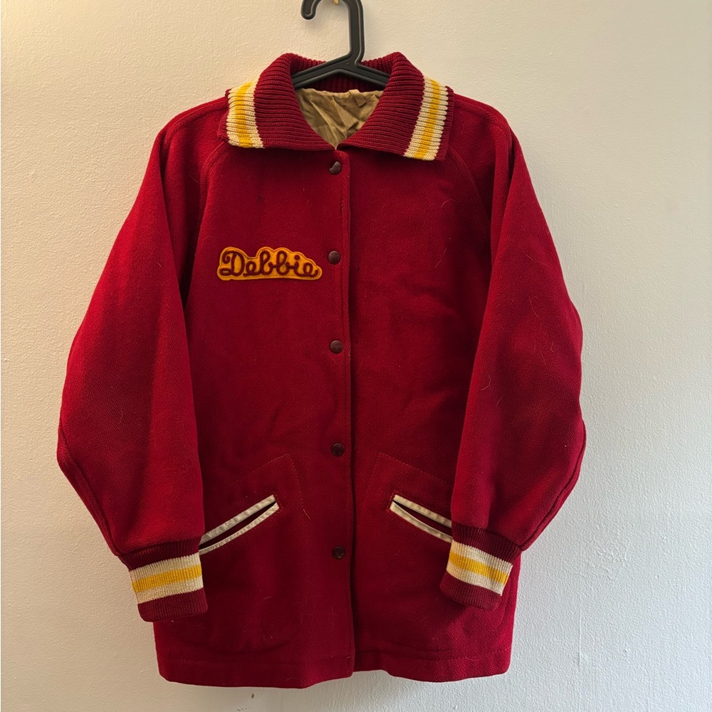 Vintage 1940-1950s wool varsity jacket